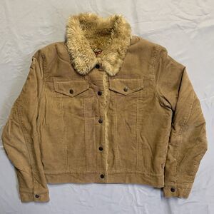 Gemini Cropped Corduroy Faux Jacket Woman's Size L